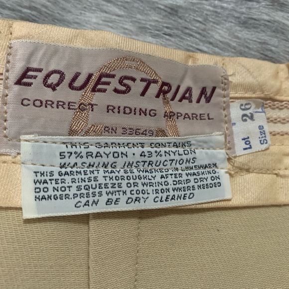 Vintage 80’s Equestrian Correct Riding Apparel Power Stretch riding pants. NWT. - Picture 15 of 15